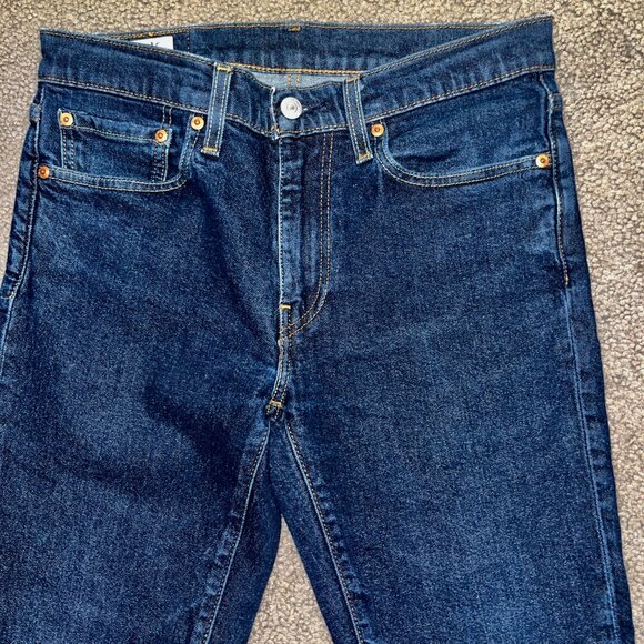 Levi's 511 Slim Fit Big E Dark Wash Jeans Men's W31 L32 - Excellent Condition - Picture 2 of 11